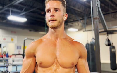 Ryan K. Shows Off The Bod in the Gym